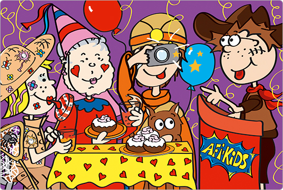 Fasching bei den AFi-KiDS AFi-KiDS feiern mit Oma Gisela Fasching