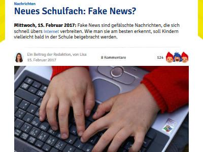 Zur Nachricht auf Kindersache.de Kinderhände auf einer Tastatur