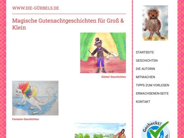 Die Gürbels Screenshot der Webseite Die Gürbels