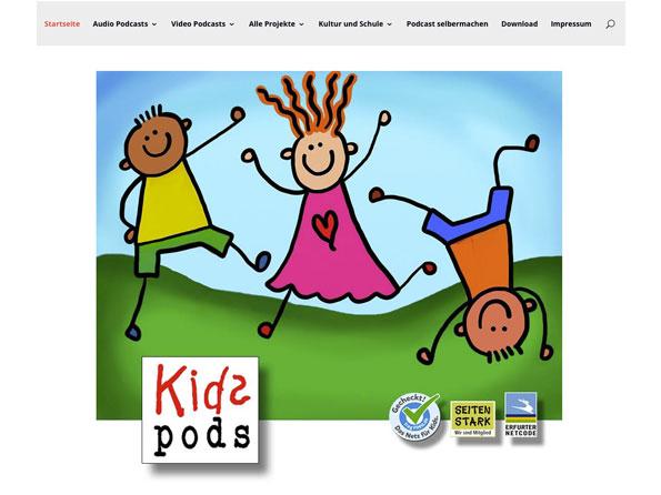 Zu Kidspods Bildschirmfoto Kidspods