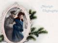  Alte deutsche Weihnachtskarte