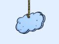 Himmelfahrt Wolke als Symbol für Himmelfahrt