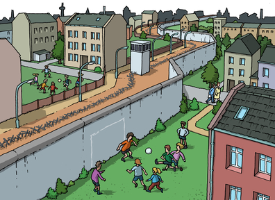 Titelbild HanisauLand-Unterrichtseinheit "Berliner Mauer", Bild: Stefan Eling/ HanisauLand.de Titelbild HanisauLand-Unterrichtseinheit "Berliner Mauer", Bild: Stefan Eling/ HanisauLand.de